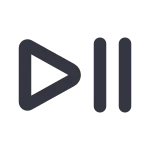 Stop And Play SVG Icon
